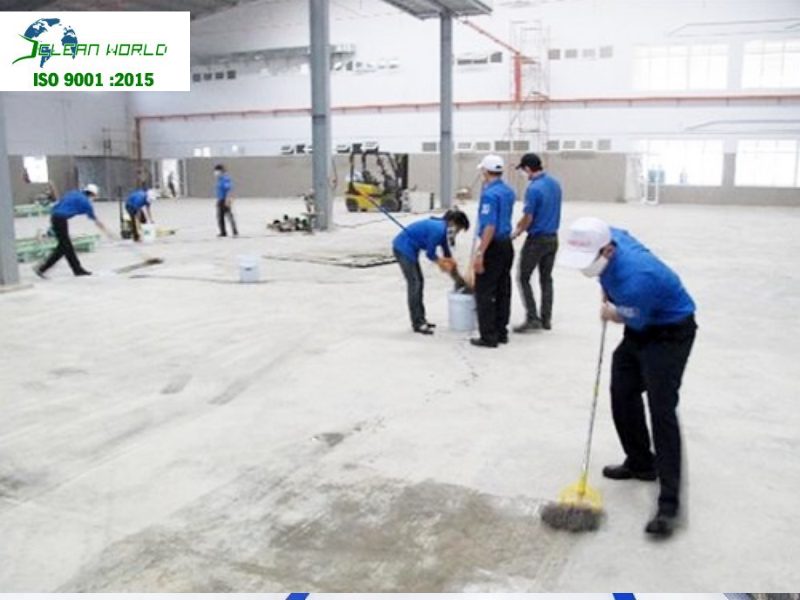 Dịch vụ vệ sinh nhà xưởng khu công nghiệp chuyên nghiệp, làm sạch toàn diện