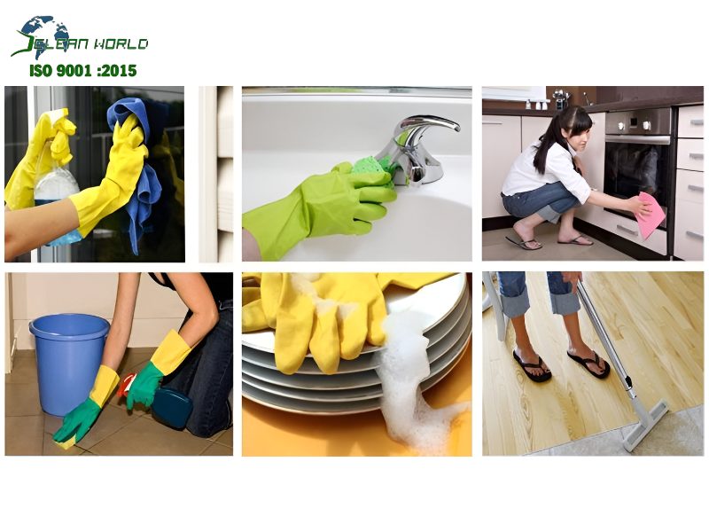 vệ sinh theo giờ cuối tuần văn phòng