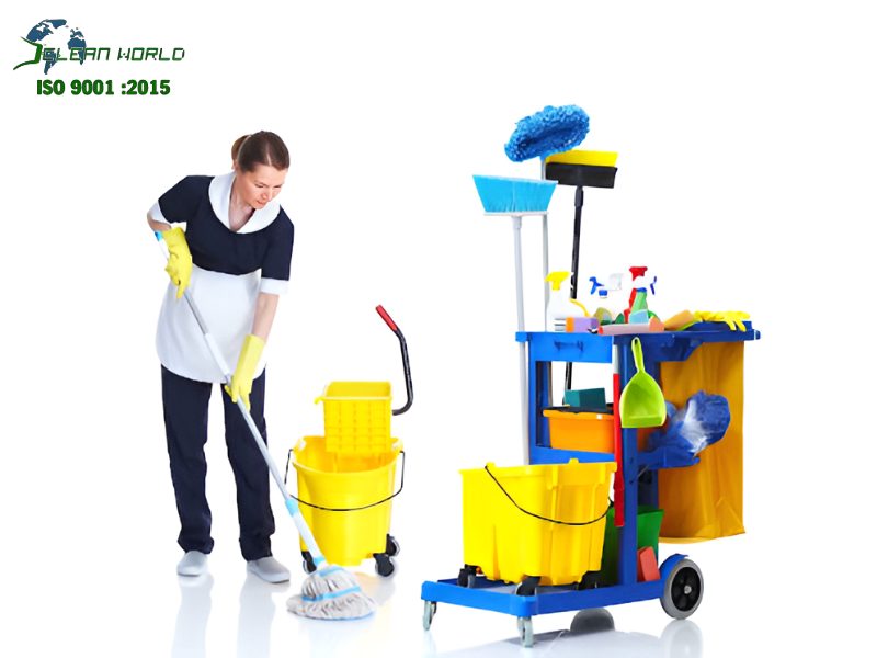 vệ sinh văn phòng sau sửa chữa