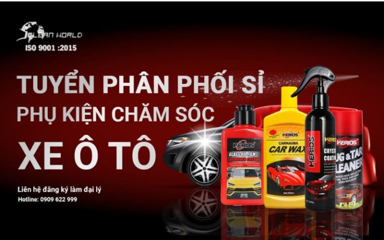 Tuyển đại lý mua bán phụ kiện chăm sóc xe