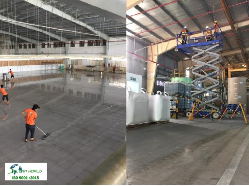 dịch vụ vệ sinh nhà xưởng tại Bình Dương 