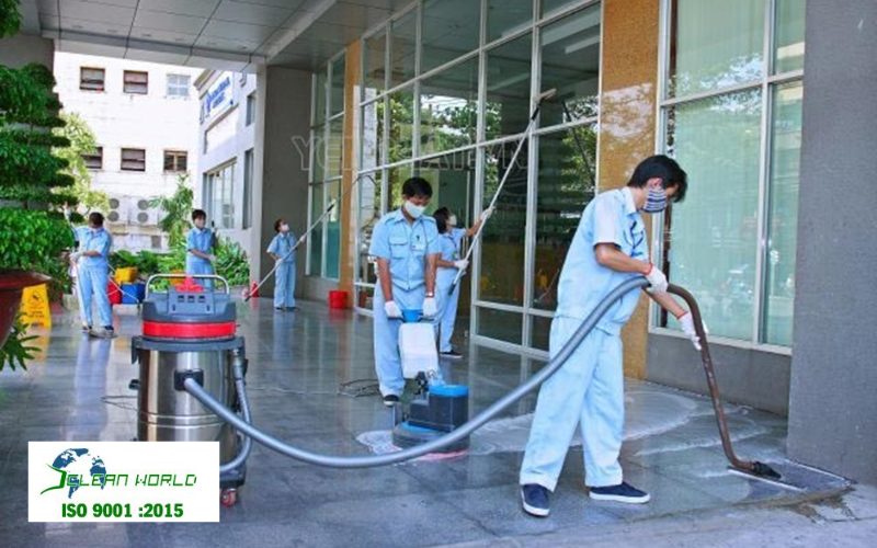 Dịch vụ vệ sinh công nghiệp theo giờ Bình Dương 