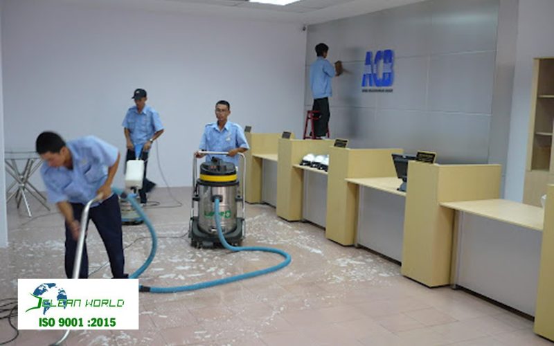 Dịch vụ vệ sinh công nghiệp theo giờ Bình Dương 