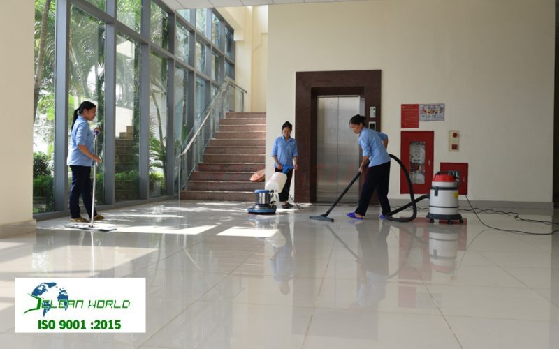Vệ sinh công nghiệp theo giờ cho doanh nghiệp 
