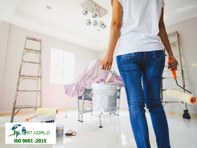 cách dọn nhà sau khi sơn 