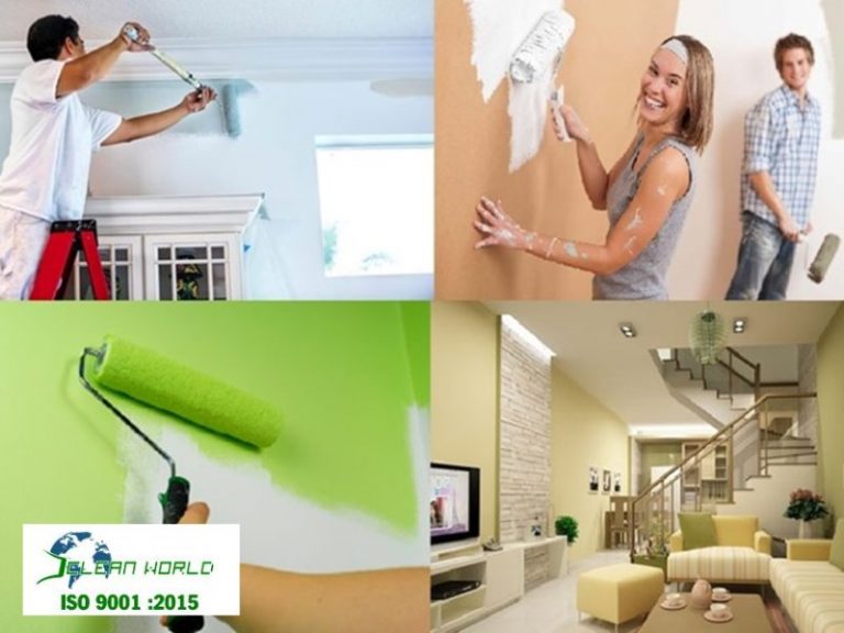 cách dọn nhà sau khi sơn