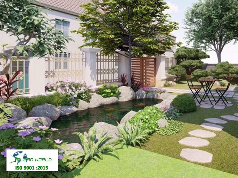 thi công cảnh quan sân vườn tại Tiền Giang 
