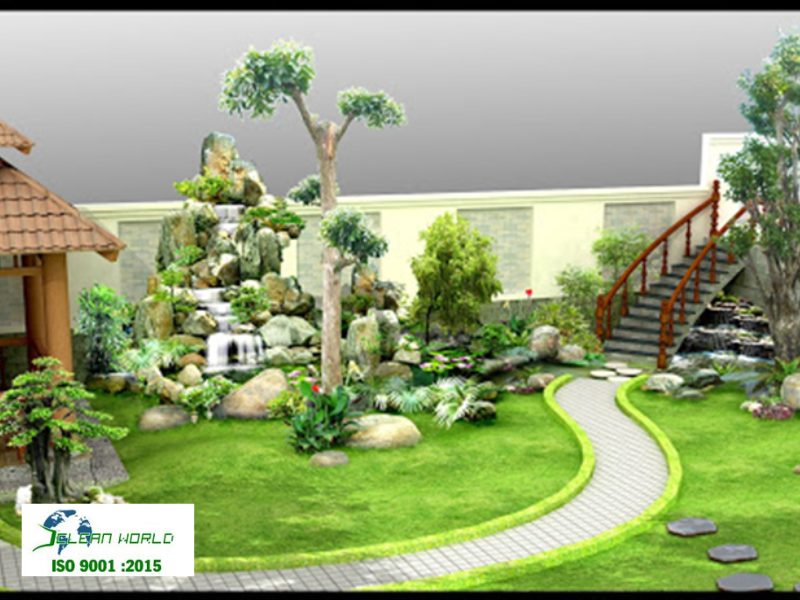 thi công cảnh quan sân vườn tại Tiền Giang 