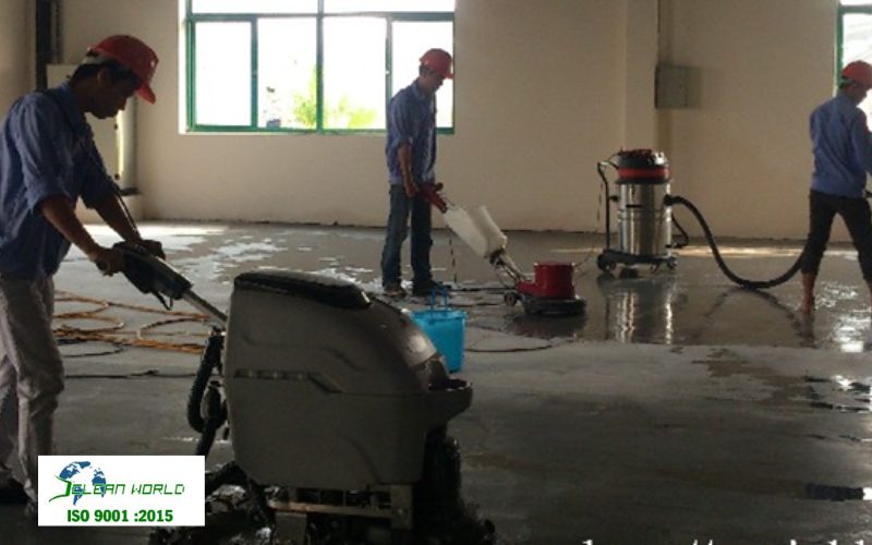 vệ sinh nhà xưởng sau xây dựng 
