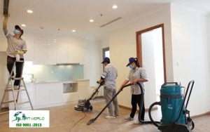 vệ sinh nhà xưởng sau xây dựng