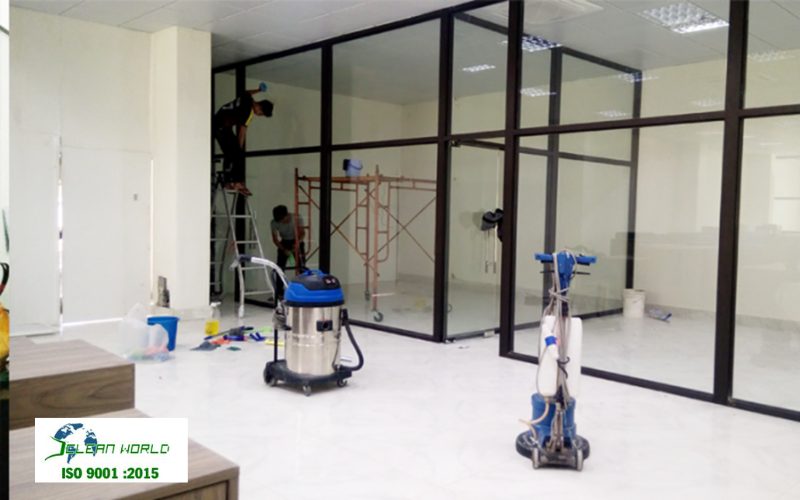 vệ sinh nhà xưởng sau xây dựng 
