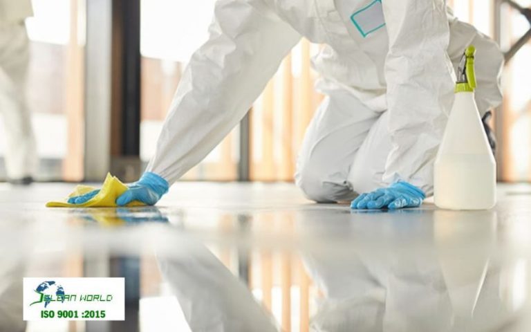 làm sạch sàn công nghiệp bằng áp suất cao