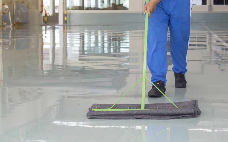 Hướng dẫn vệ sinh sàn Epoxy cho nhà xưởng chi tiết từ A-Z 