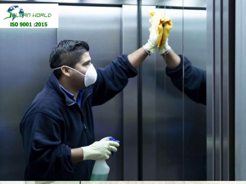 Dịch vụ làm sạch khu vực thang máy và sảnh chờ uy tín, chuyên nghiệp