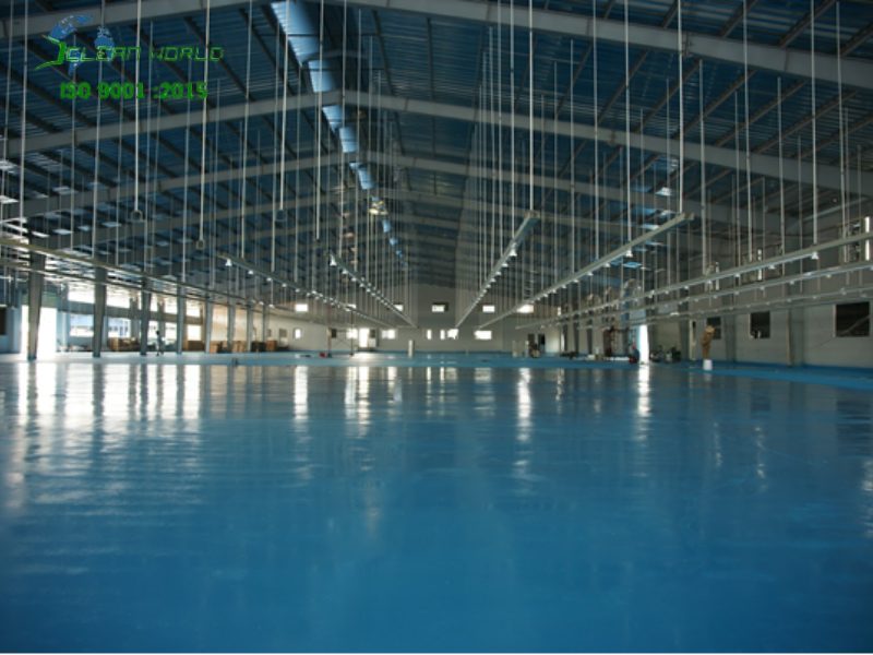 Hướng dẫn vệ sinh sàn Epoxy cho nhà xưởng chi tiết từ A-Z vệ sinh sàn epoxy cho nhà xưởng