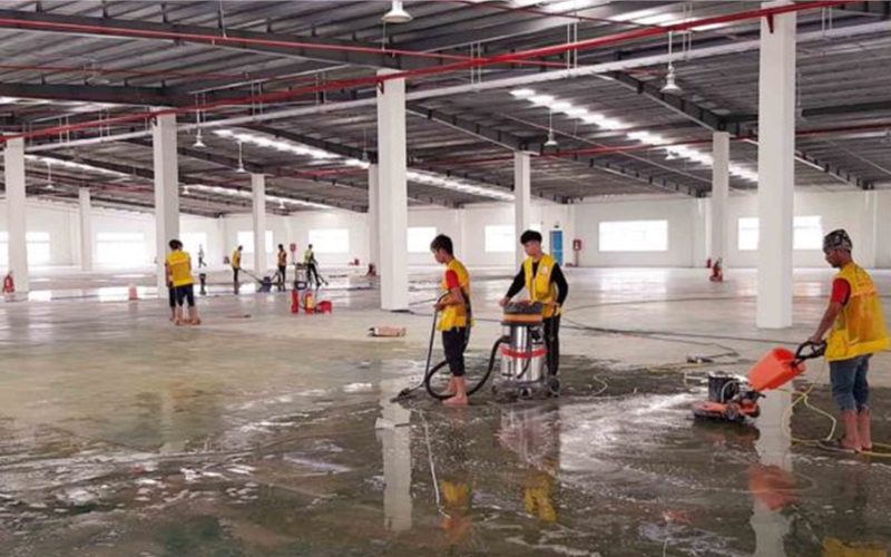 vệ sinh nhà máy sản xuất