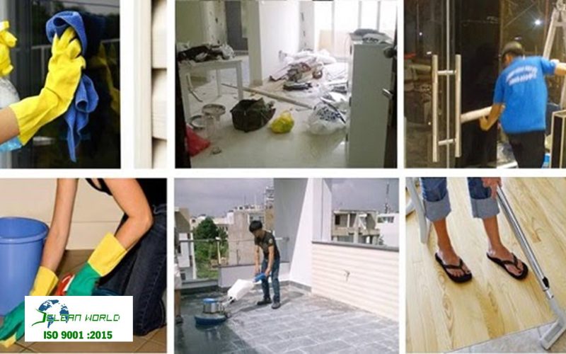 vệ sinh công trình hoàn thiện 