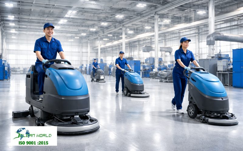 Vệ sinh sàn nhà xưởng công nghiệp chuyên nghiệp, sạch sâu, an toàn cho vận hành vệ sinh sàn nhà xưởng công nghiệp