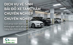 dịch vụ vệ sinh bãi đỗ xe tầng hầm