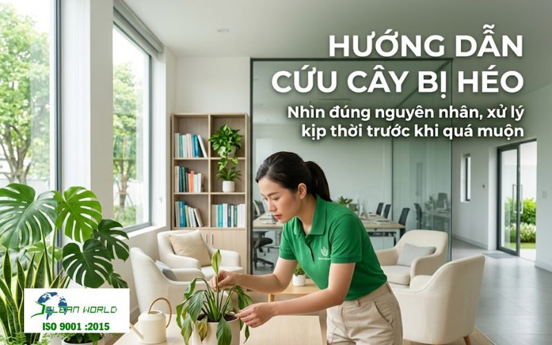 hướng dẫn cứu cây bị héo 