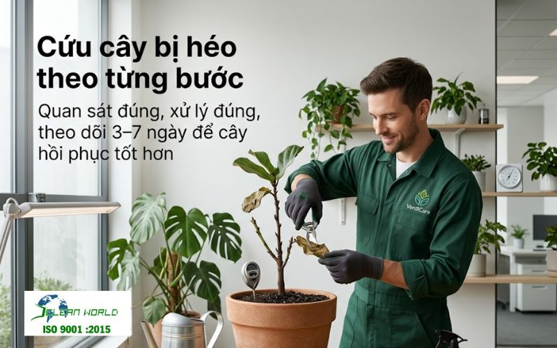 hướng dẫn cứu cây bị héo 