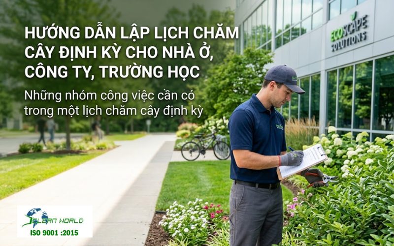 hướng dẫn lập lịch chăm cây định kỳ 