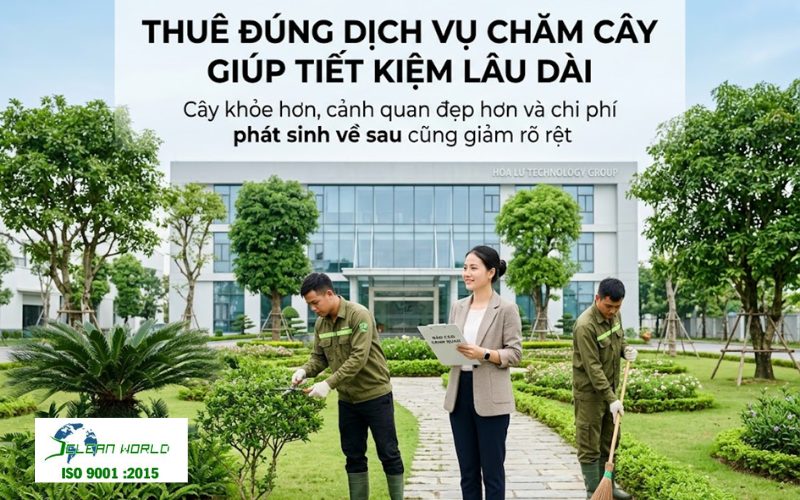 kinh nghiệm thuê dịch vụ chăm cây 