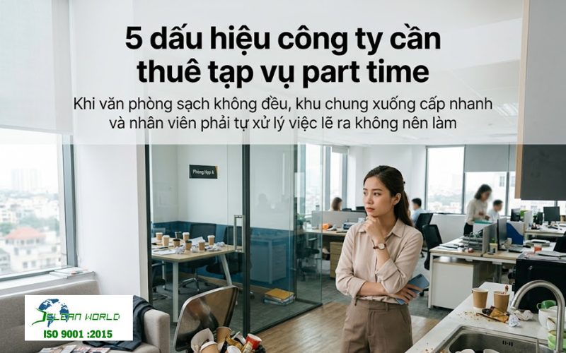 thuê tạp vụ văn phòng part time 