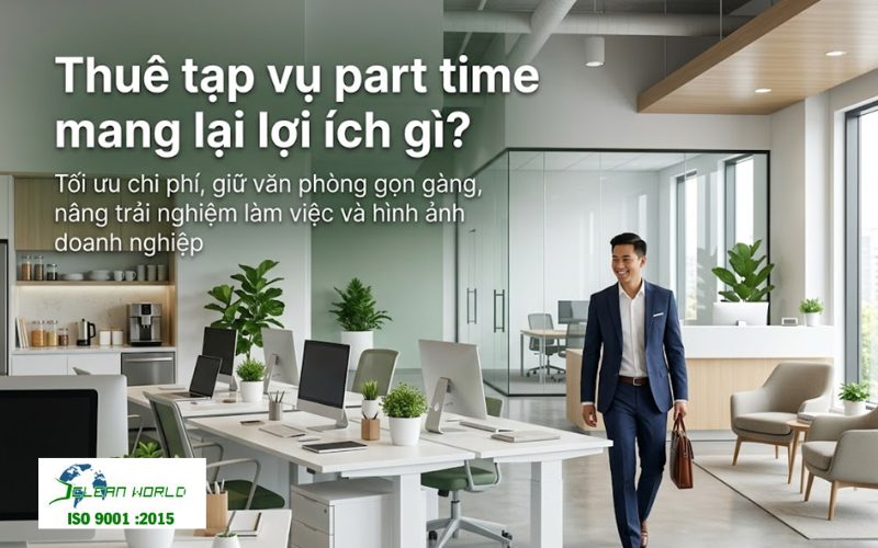 thuê tạp vụ văn phòng part time 