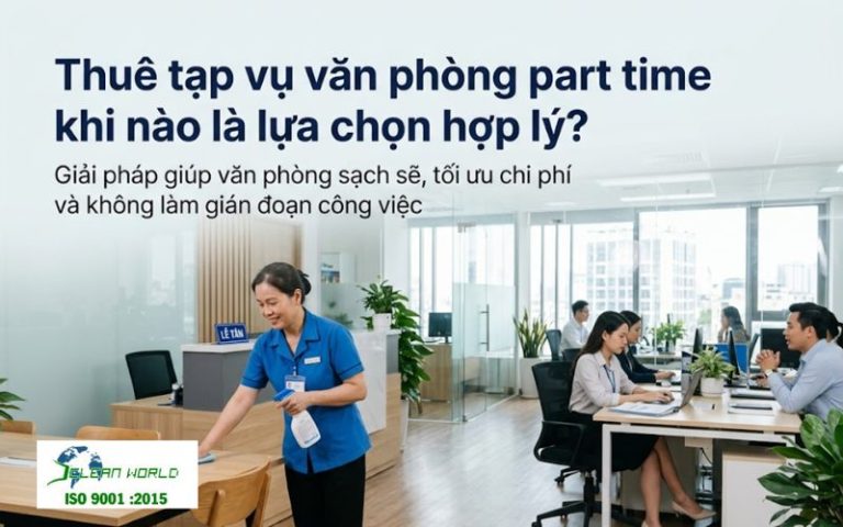 thuê tạp vụ văn phòng part time