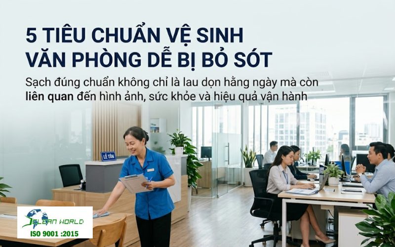 tiêu chuẩn vệ sinh văn phòng cho doanh nghiệp 