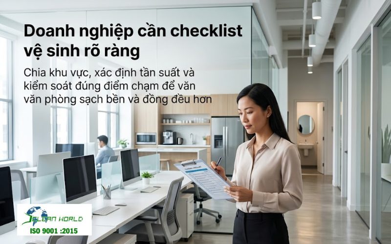 tiêu chuẩn vệ sinh văn phòng cho doanh nghiệp 