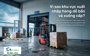 vệ sinh khu vực xuất nhập hàng